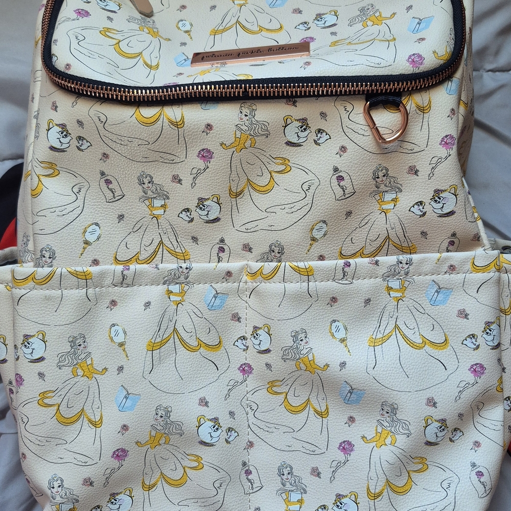 Disney Belle Cream and Yellow Backpack
